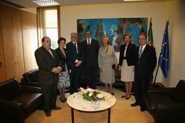 Receção às entidades pelo Presidente da Assembleia Legislativa Regional
