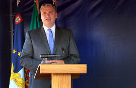 Discurso do Presidente do Governo Regional, na cerimónia de lançamento da 1.ª Pedra da obra de co...