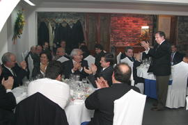 Jantar no restaurante "O Barão", oferecido ao Primeiro Ministro, José Sócrates, aquando...