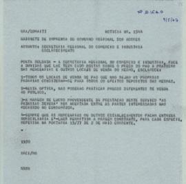 Esclarecimento sobre o preço do pão a praticar nos estabelecimentos