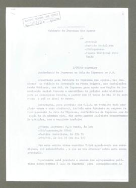 Conferência de Imprensa em Ponta Delgada