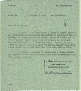 Comunicado de divulgação do programa " A Voz da Terra " do Emissor Regional dos Açores