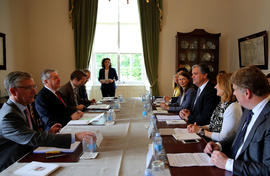 Reunião de trabalho da Conferência das Regiões Periféricas e Marítimas da Europa (CRPM), com o Co...