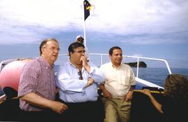 Presidente da República visita o ilhéu da Vila Franca do Campo