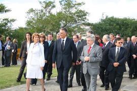Visita do Presidente da República à baixa histórica de Angra do Heroísmo
