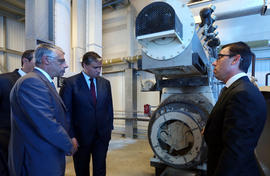 Equipamento de transformação de materia prima, da Nova Unidade Fabril do Grupo SICOSTA