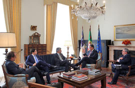 Os Administradores do Fundo Noria Summer, S.A. foram recebidos, em audiência, pelo presidente do ...