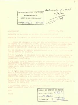 Esclarecimento da Secretaria Regional da Educação e Cultura acerca das declarações do Secretário ...