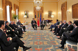 Representantes diplomáticos do Panamá, Paraguai, Colômbia, República Dominicana, México, Chile, A...