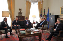 Jorge Alberto Serpa Rita, presidente da Direção da Federação Agrícola dos Açores, em audiência, c...