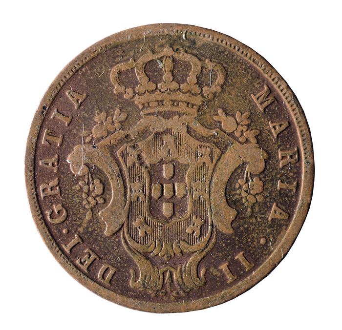 10 Réis, D. Maria II