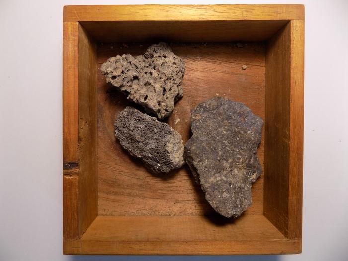 Amostra geológica do Túnel das Sete Cidades