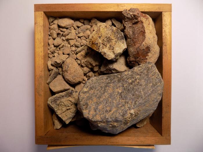 Amostra geológica do Túnel das Sete Cidades