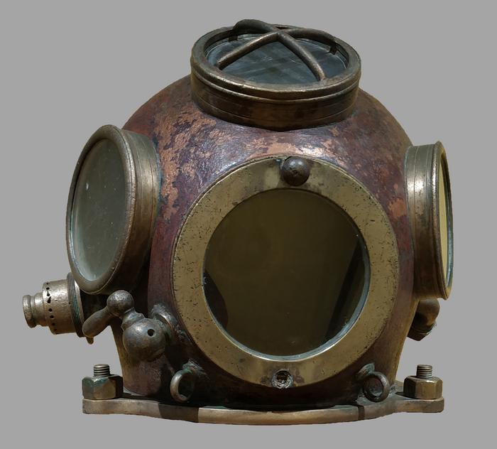 Capacete de escafandro
