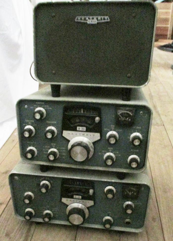 Rádio Transcetor e coluna