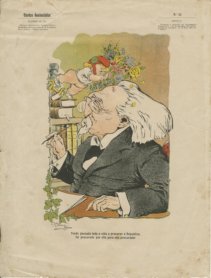 Caricatura do Dr. Manuel de Arriaga