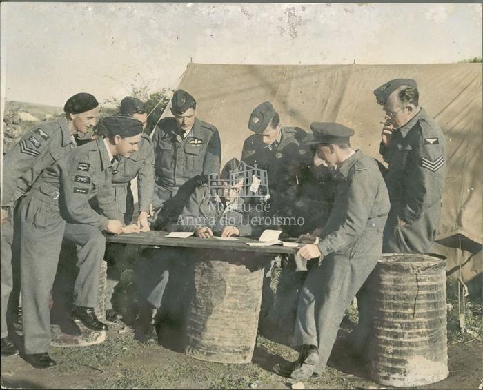 Reunião de oficiais ingleses