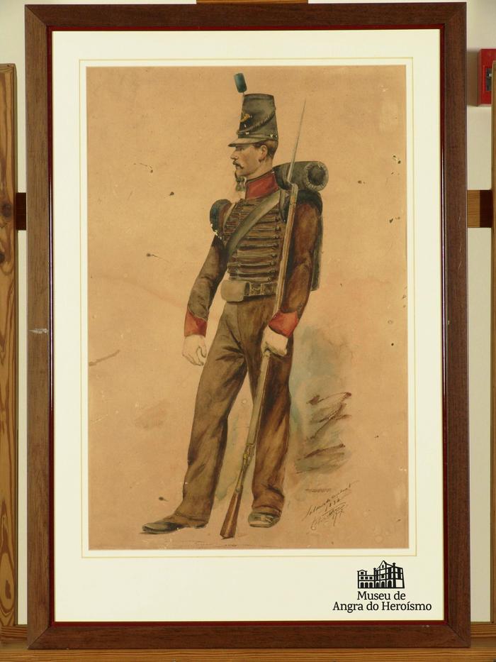 Soldado do Batalhão de Caçadores n.º 5 em 1834