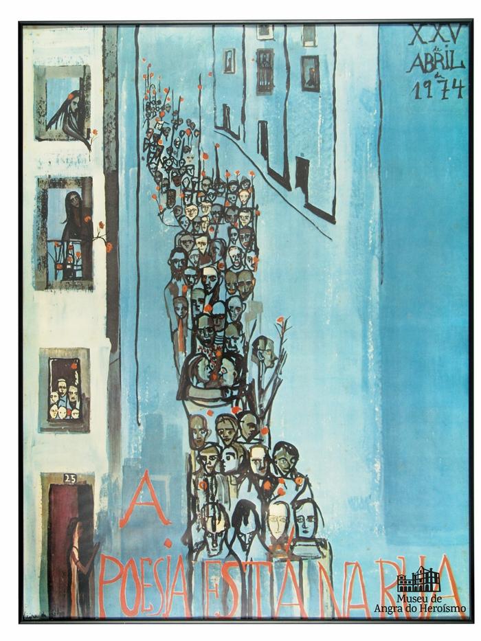 Cartaz comemorativo do 25 de Abril