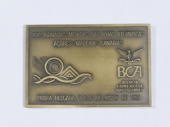 Medalha das XIX Jornadas Médicas das Ilhas Atlânticas