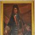 Retrato de D. Pedro II. Pintura com moldura.