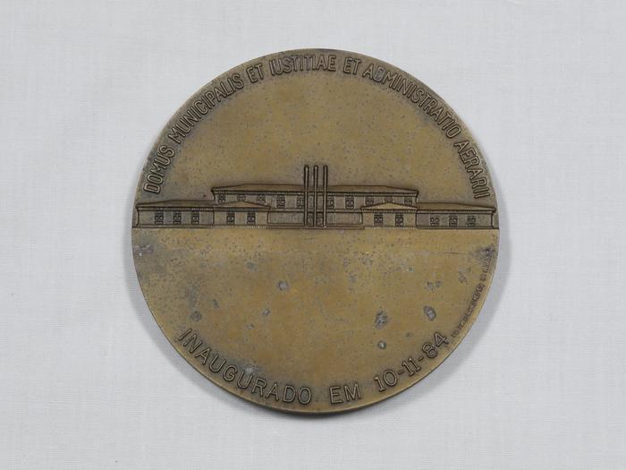 Medalha da inauguração da Câmara Municipal de São Roque do Pico