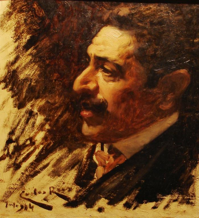 Retrato de perfil do Professor José Jerónimo Cabral Lacerda [MB]
