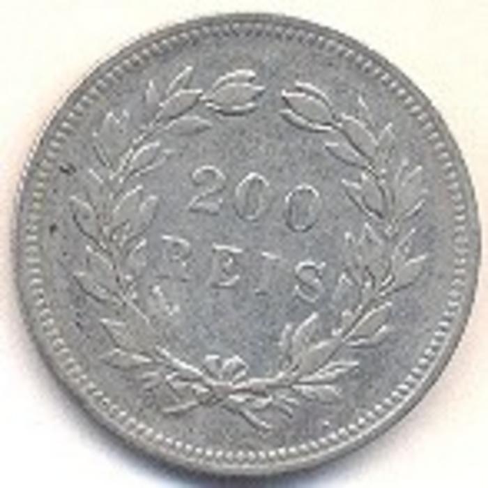 Moeda 200 Réis / 2 Tostões, D. Carlos I