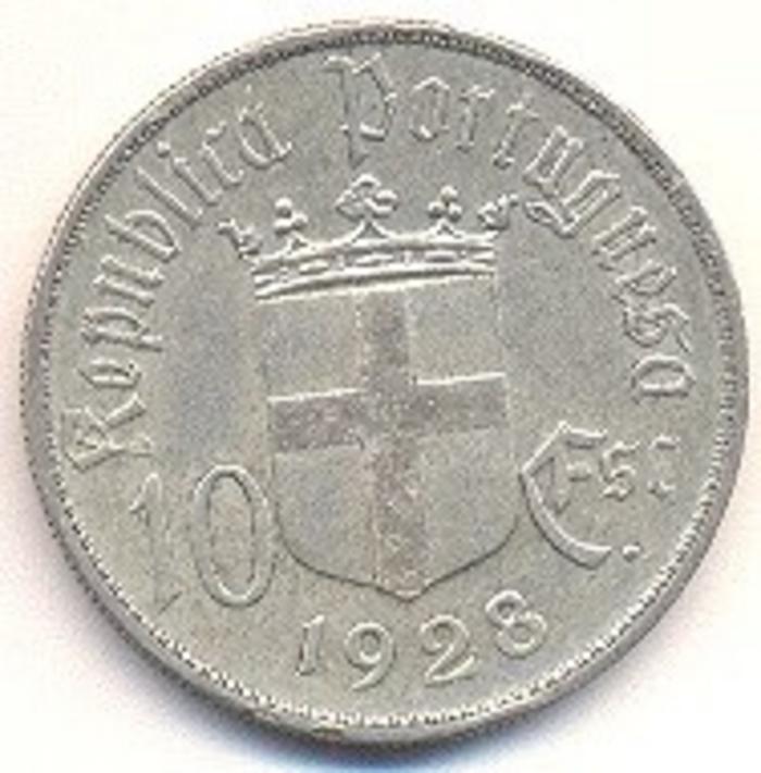 Moeda 10 Escudos, Republica