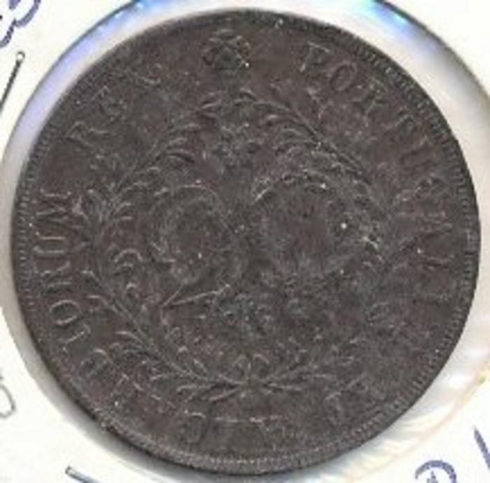 Moeda 20 Réis - Açores, D. Luís I