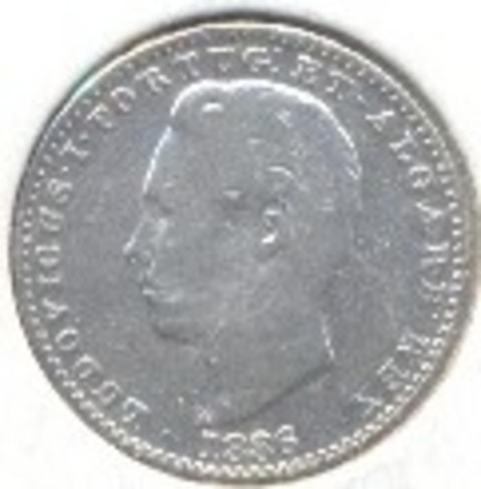 Moeda 100 Réis / Tostão, D. Luís I