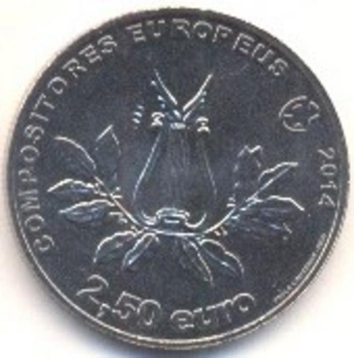 Moeda 2,50 Euros, Portugal