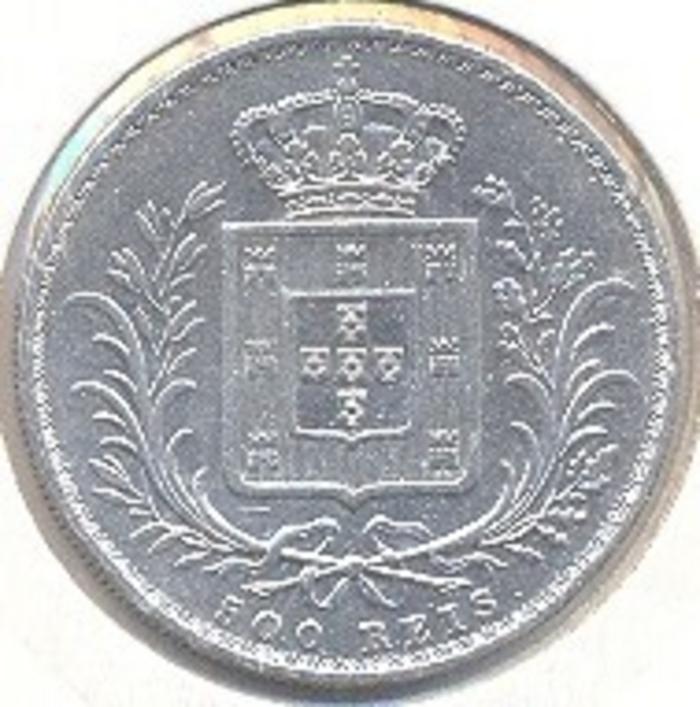 Moeda 500 Réis / 5 Tostões, D. Luís I