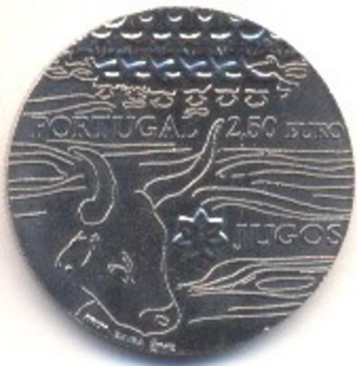 Moeda 2,5 Euros, Portugal 