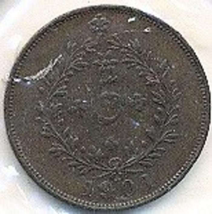 Moeda 5 Réis, D. Carlos I 