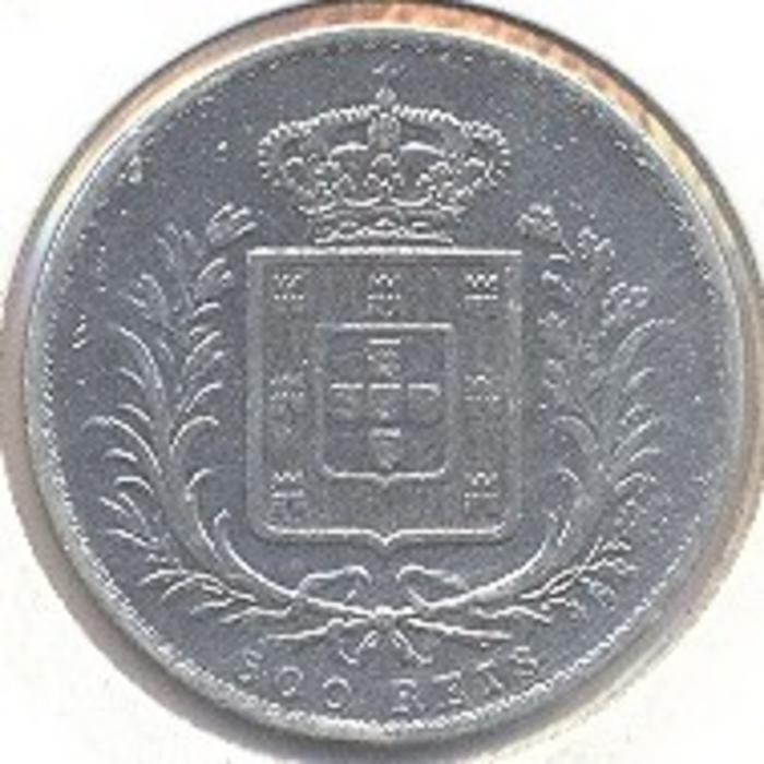 Moeda 500 Réis / 5 Tostões, D. Luís I