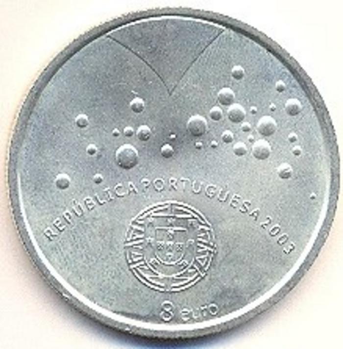 Moeda 8 Euros, Portugal 