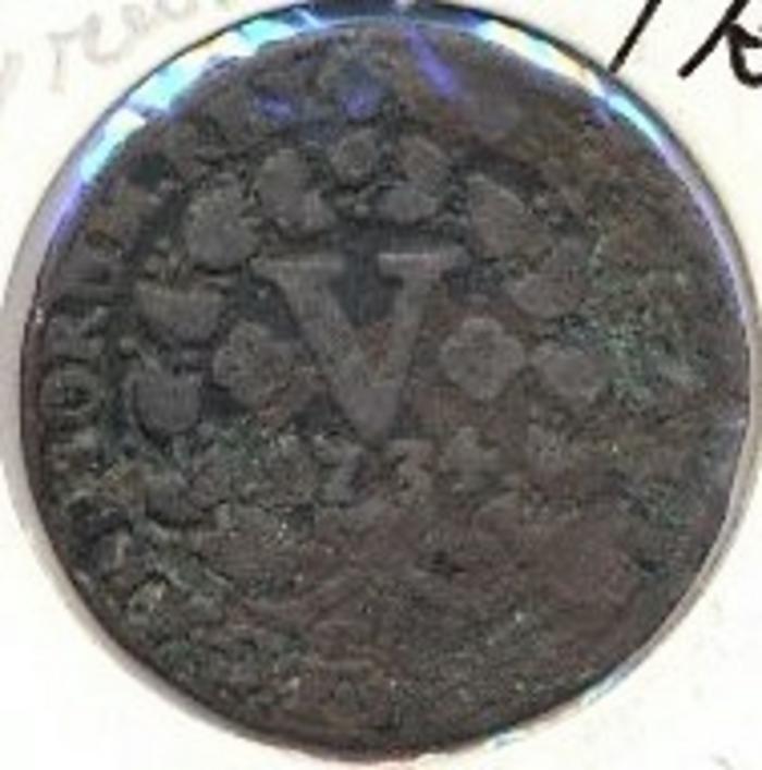 Moeda 5 Réis, D. João V