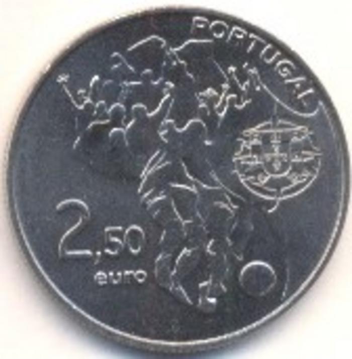 Moeda 2 ½ Euros, Portugal 