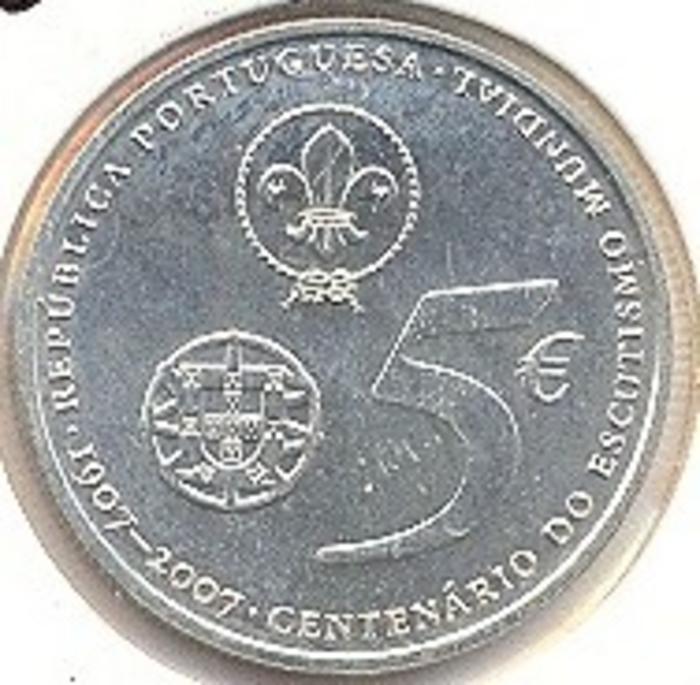 Moeda 5 Euros, Portugal