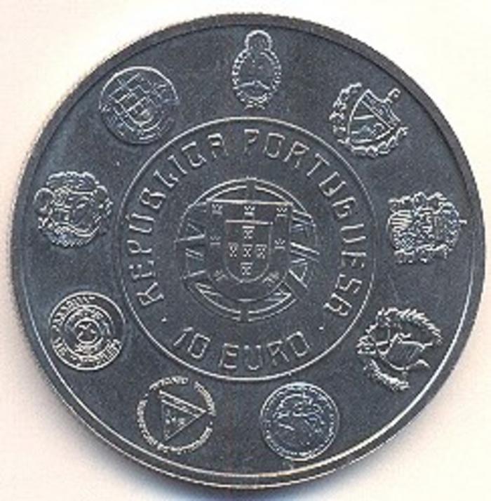 Moeda 10 Euros, Portugal