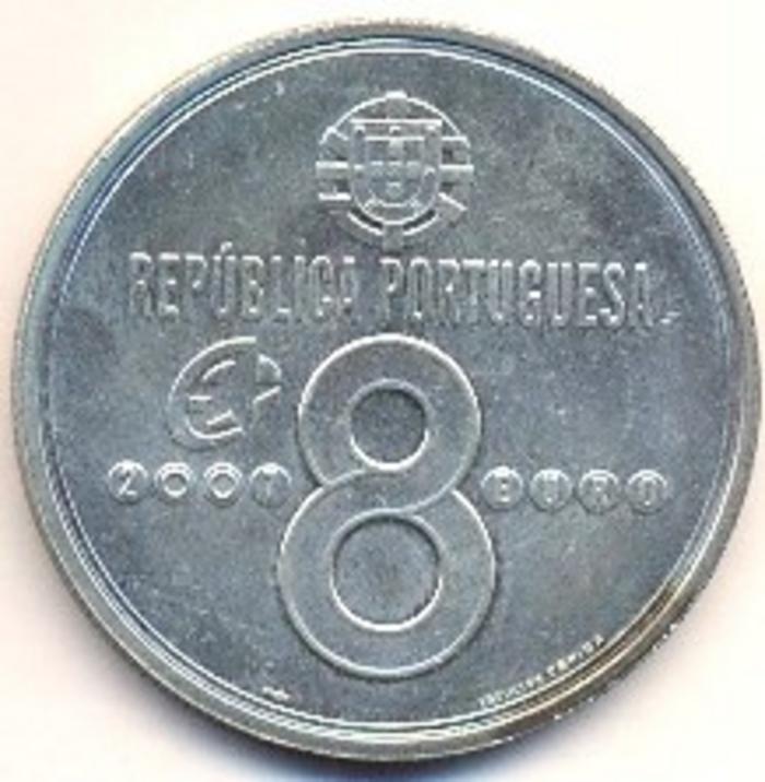 Moeda 8 Euros, Portugal 