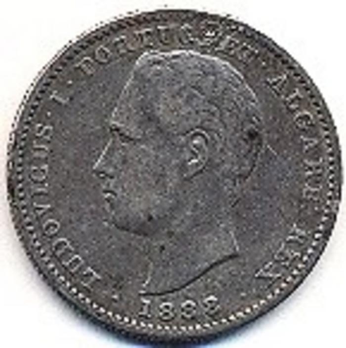 Moeda 200 Réis / 2 Tostões, D. Luís I