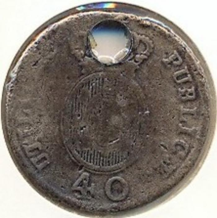 Moeda 40 Réis – Pataco, D. João VI