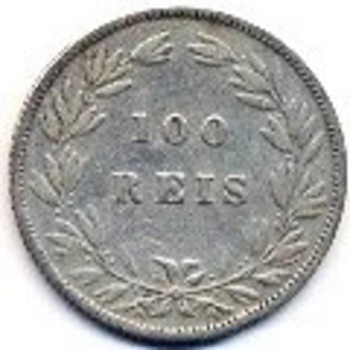 Moeda 100 Reis / Tostão, D. Luís I 