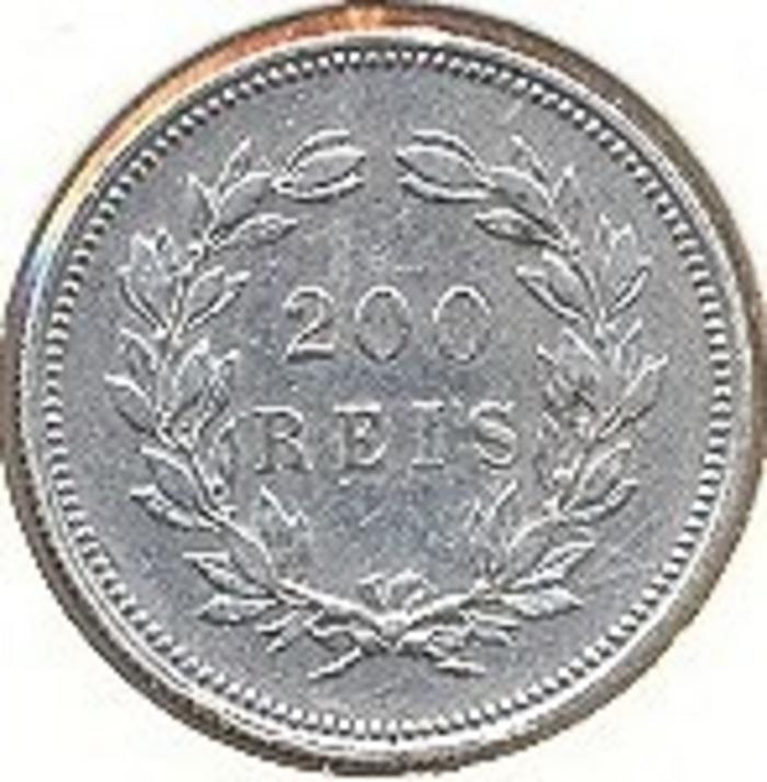 Moeda 200 Réis / 2 Tostões, D. Carlos I