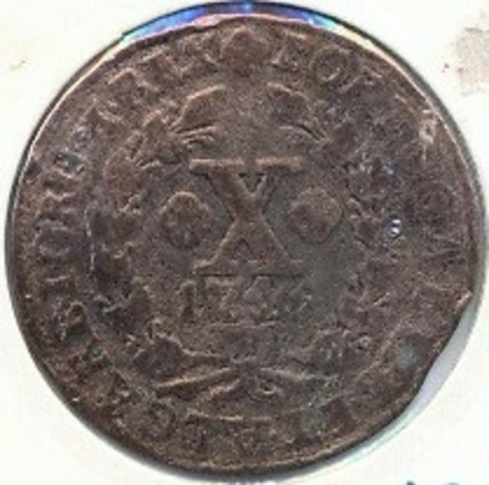 Moeda 10 Réis, D. João V