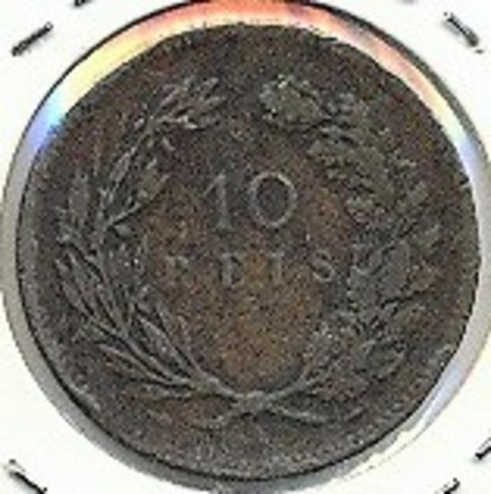 Moeda 10 Réis, D. Carlos I