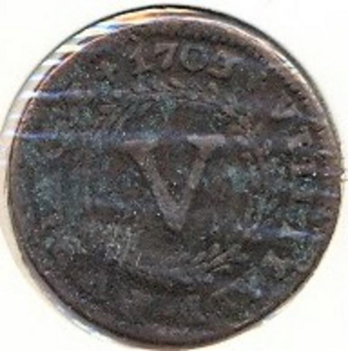 Moeda 5 Réis, D. Pedro II