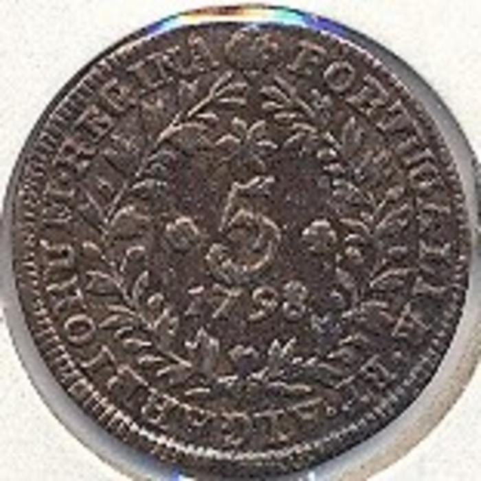 Moeda 5 Réis - Açores, D. Maria I